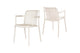 Set of 2 Shangri-La San Lucas Dining Armchairs (Off White)