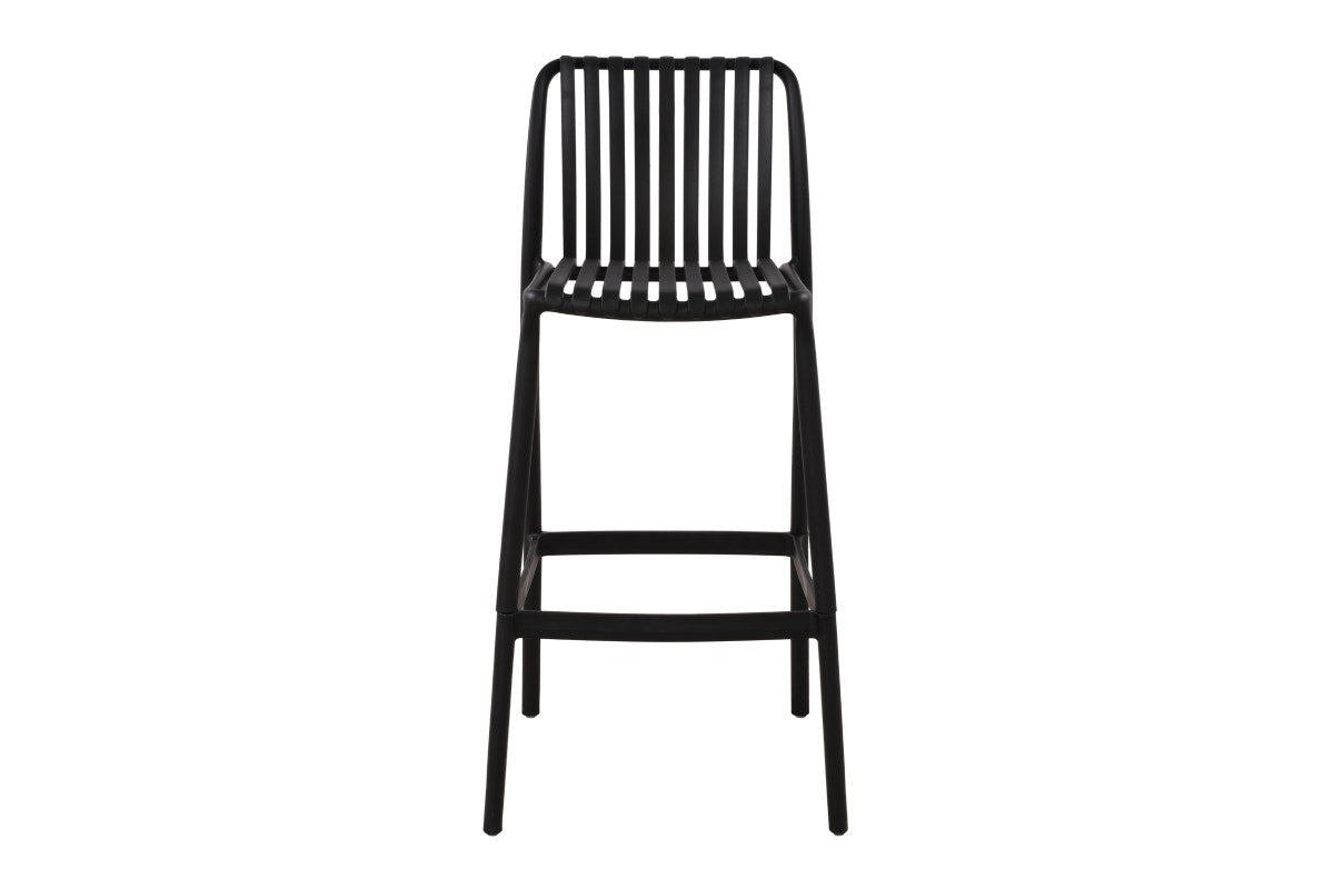 Shangri-La Set of 2 San Lucas Bar Stool (Black)