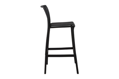 Shangri-La Set of 2 San Lucas Bar Stool (Black)