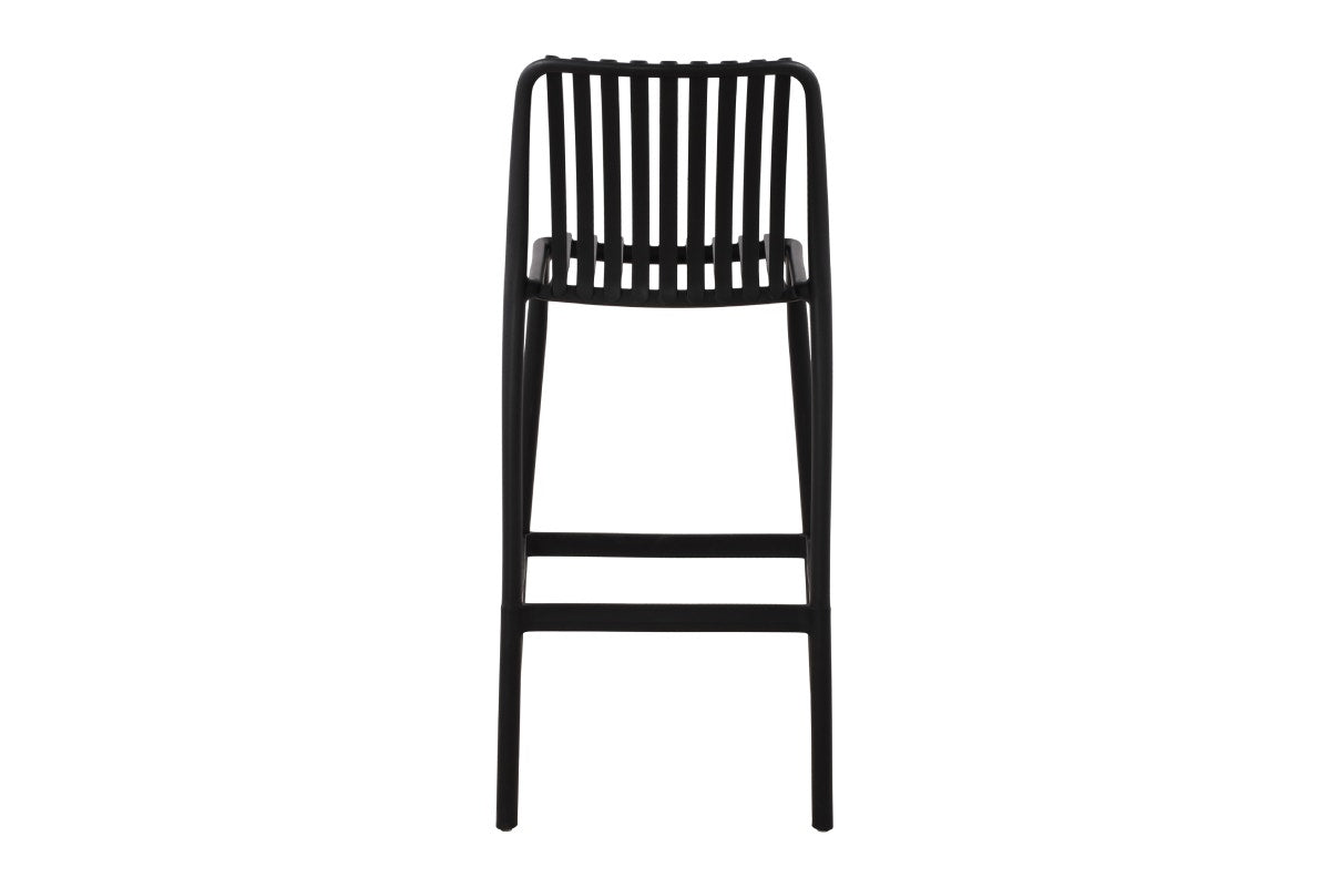 Shangri-La Set of 2 San Lucas Bar Stool (Black)