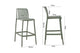 Shangri-La Set of 2 San Lucas Bar Stool (Green)