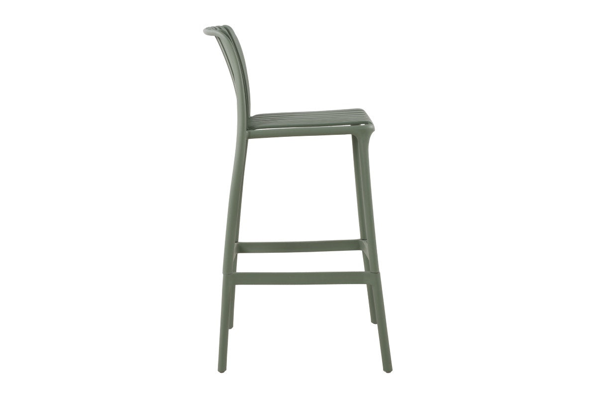 Shangri-La Set of 2 San Lucas Bar Stool (Green)