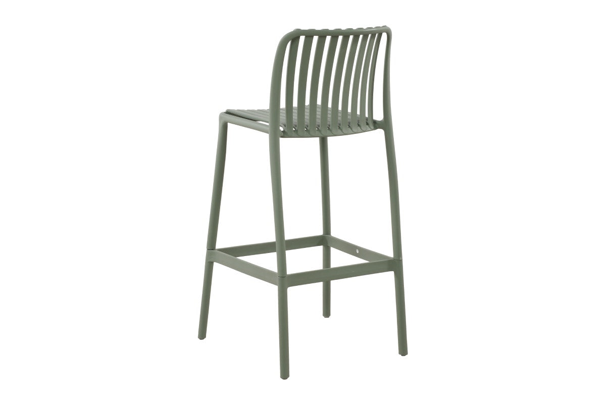Shangri-La Set of 2 San Lucas Bar Stool (Green)
