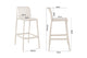 Shangri-La Set of 2 San Lucas Bar Stool (Off White)