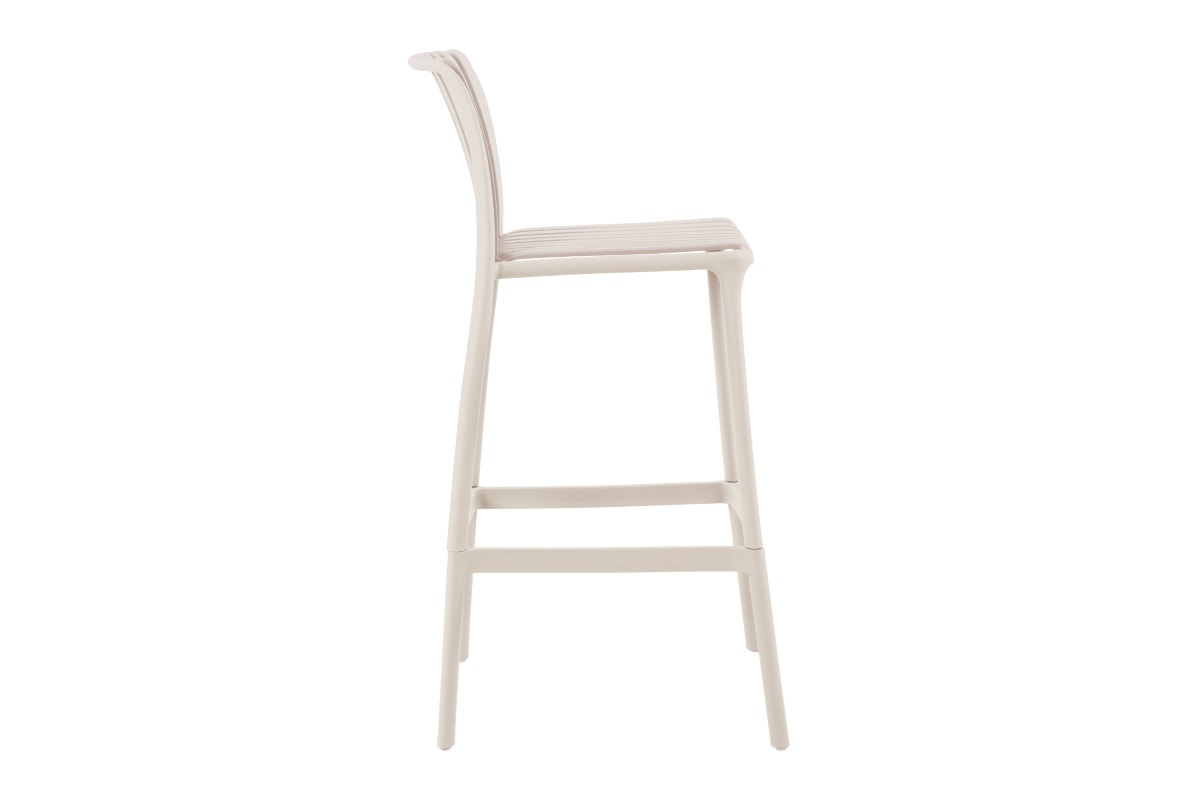 Shangri-La Set of 2 San Lucas Bar Stool (Off White)