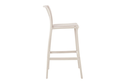Shangri-La Set of 2 San Lucas Bar Stool (Off White)