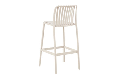 Shangri-La Set of 2 San Lucas Bar Stool (Off White)