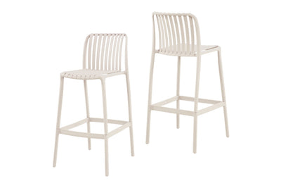 Shangri-La Set of 2 San Lucas - Off White - Bar Stool