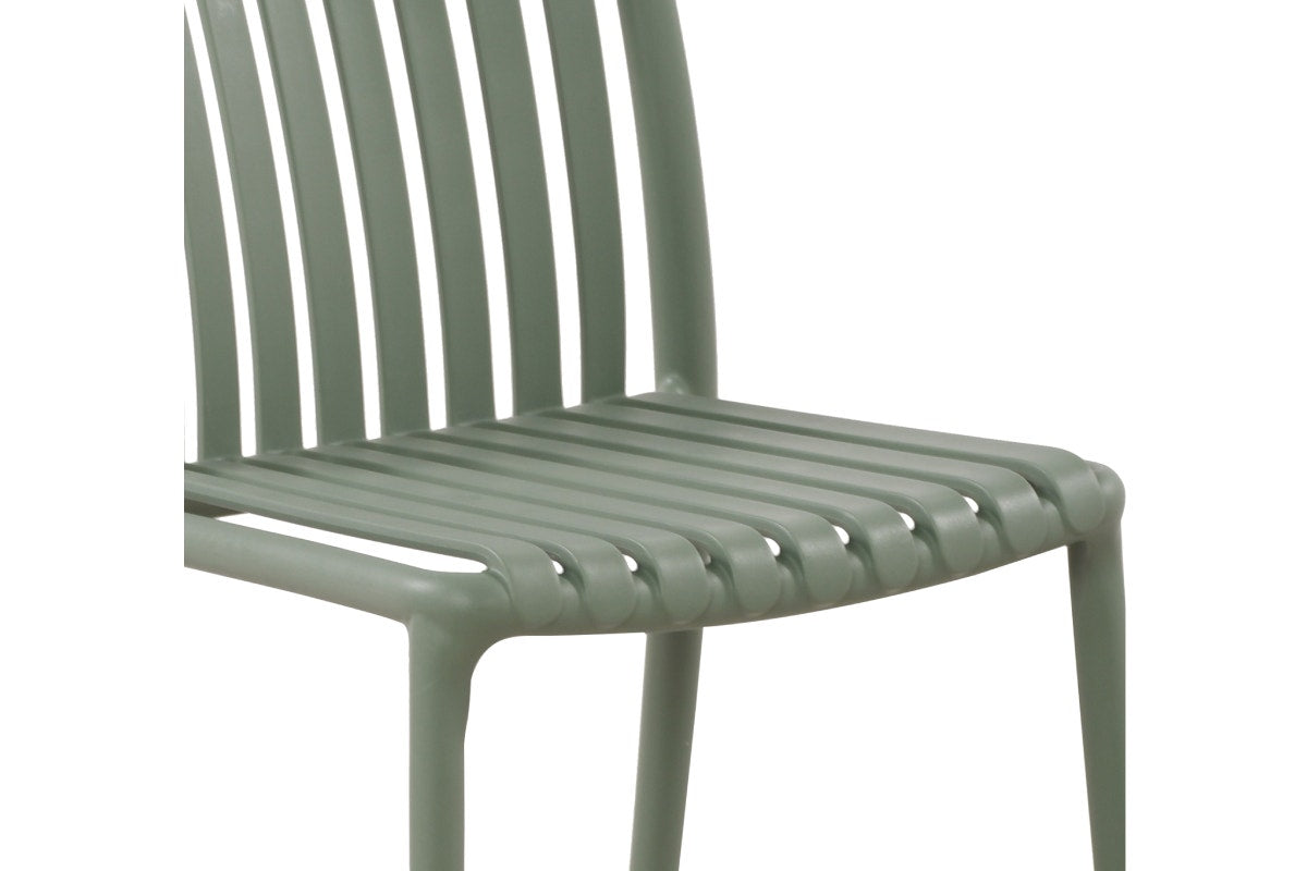 Set of 2 Shangri-La San Lucas Dining Chairs (Green)