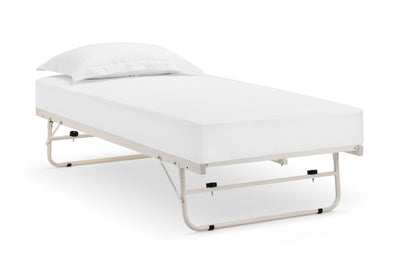 Shangri-La Seattle Pull out Trundle Bed - White, Single