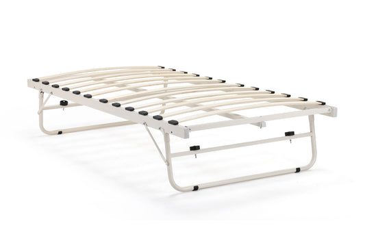 Shangri-La Seattle Pull out Trundle Bed - White, Single