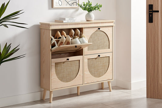 Shangri-La Tallow Shoe Cabinet - Auzzistore
