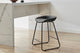 Set of 2 Shangri-La Valencia Faux Leather Counter Stools (Black/Black)