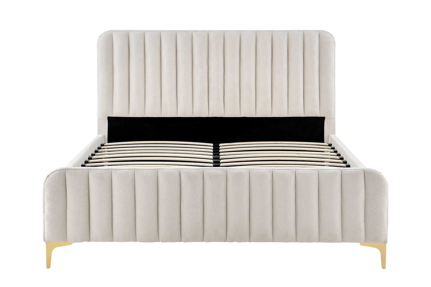 Shangri-La Victoria Bed Frame (Oatmeal, Double)