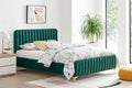 Shangri-La Victoria Velvet Bed Frame - Emerald, Queen