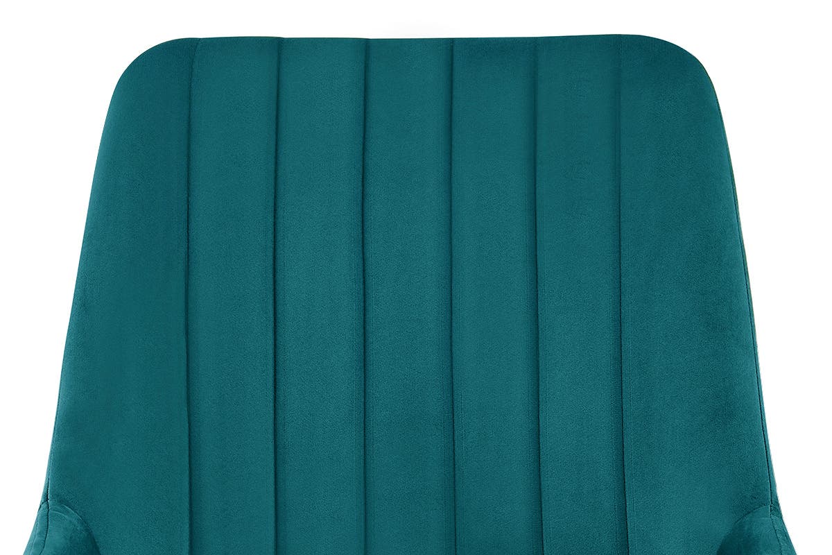 Shangri-La Fremantle Set of 2 Velvet Dining Chairs (Emerald)