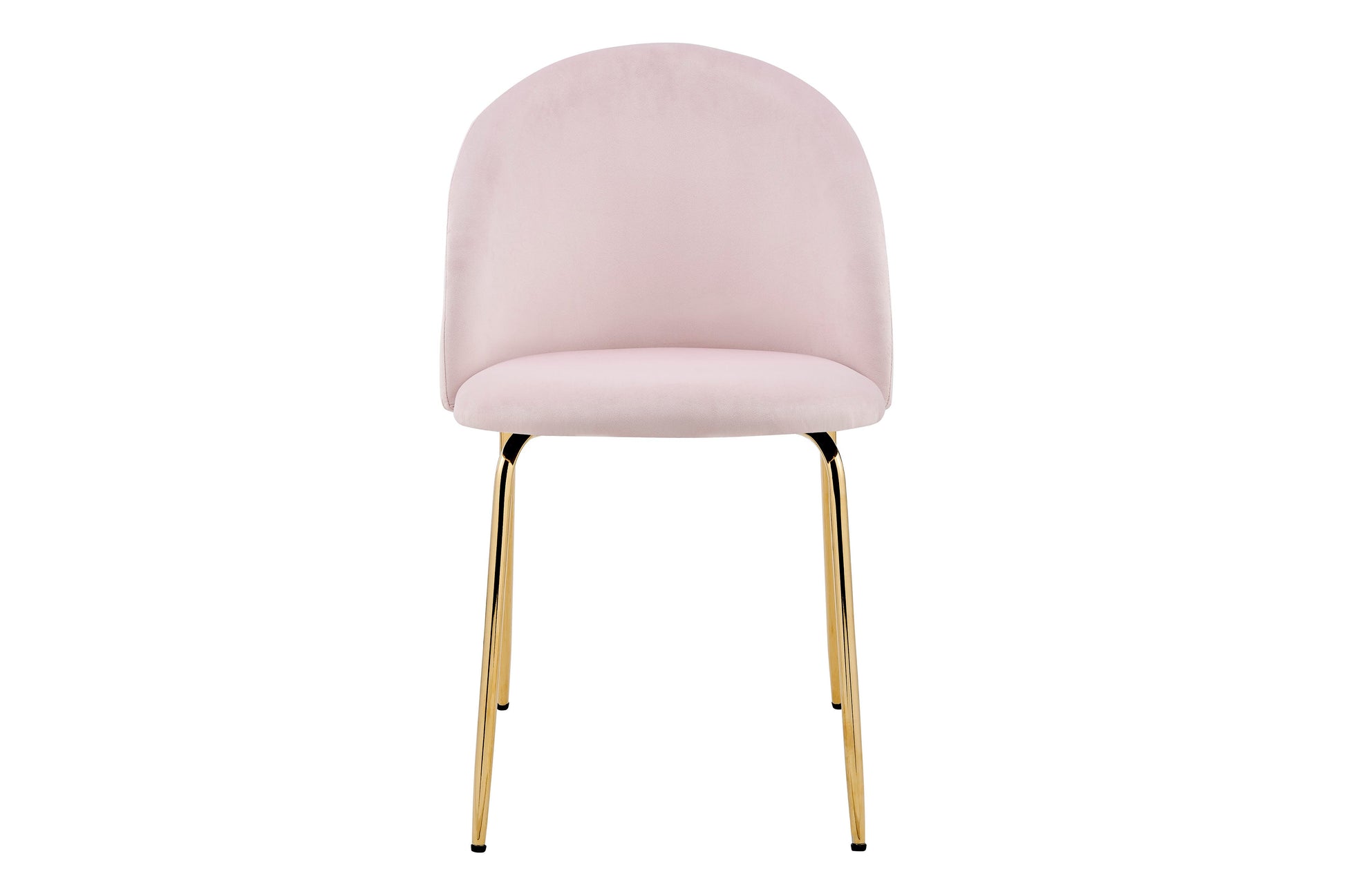 Shangri-La Subiaco Set of 2 Velvet Dining Chairs (Blush)