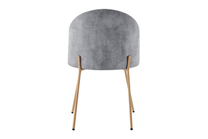 Shangri-La Set of 2 Subiaco Velvet Dining Chairs (Dove Grey)