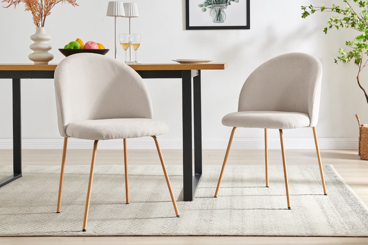 Shangri-La Set of 2 Subiaco Dining Chairs (Natural)