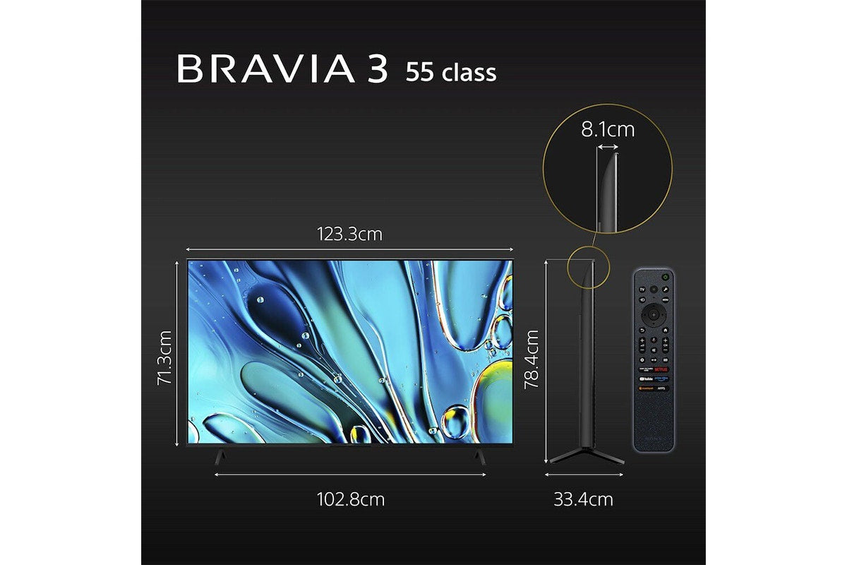 Sony 55" BRAVIA 3 4K HDR LED Google TV