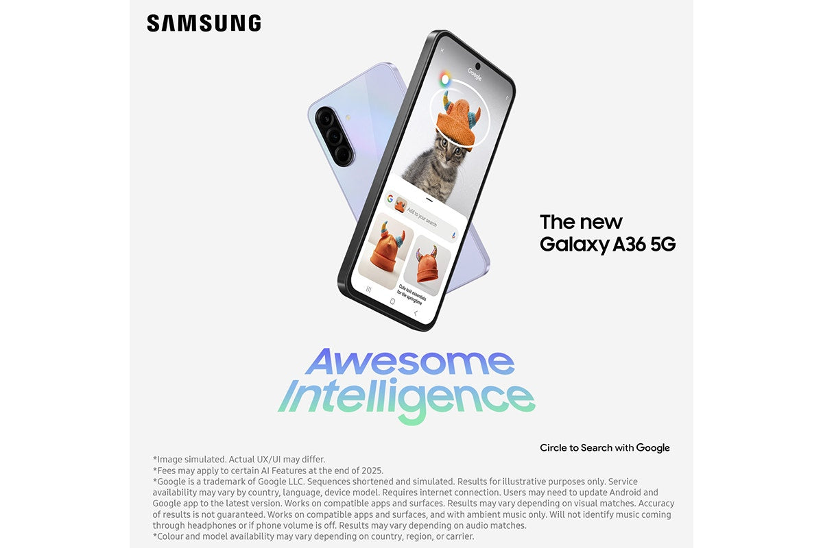 Samsung Galaxy A36 5G Fit3 Bundle (128GB, Black)