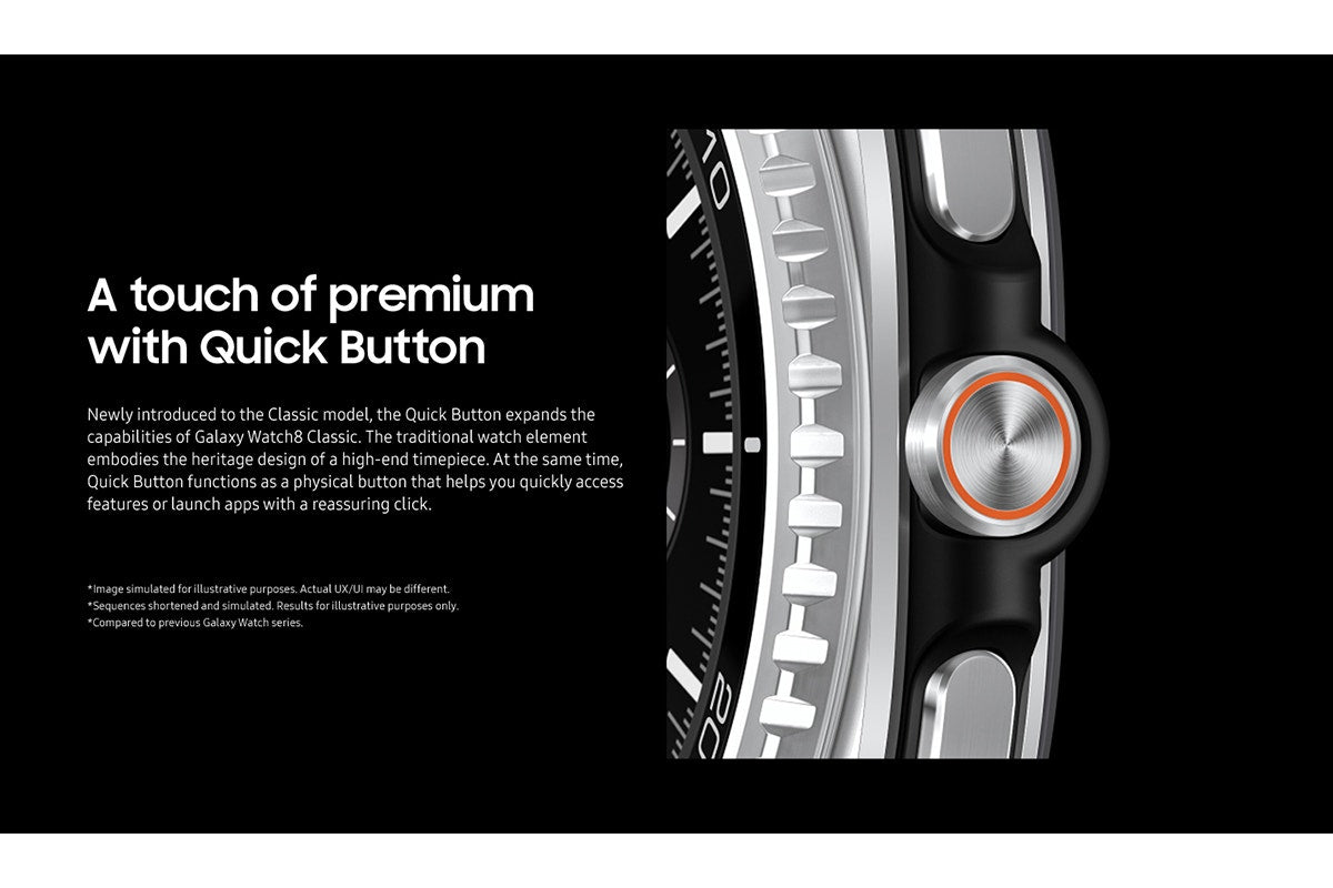 Samsung Galaxy Watch8 Classic (46mm, Bluetooth, White)