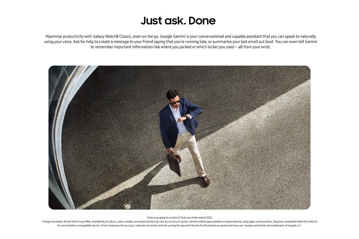 Samsung Galaxy Watch8 Classic (46mm, Bluetooth, White)