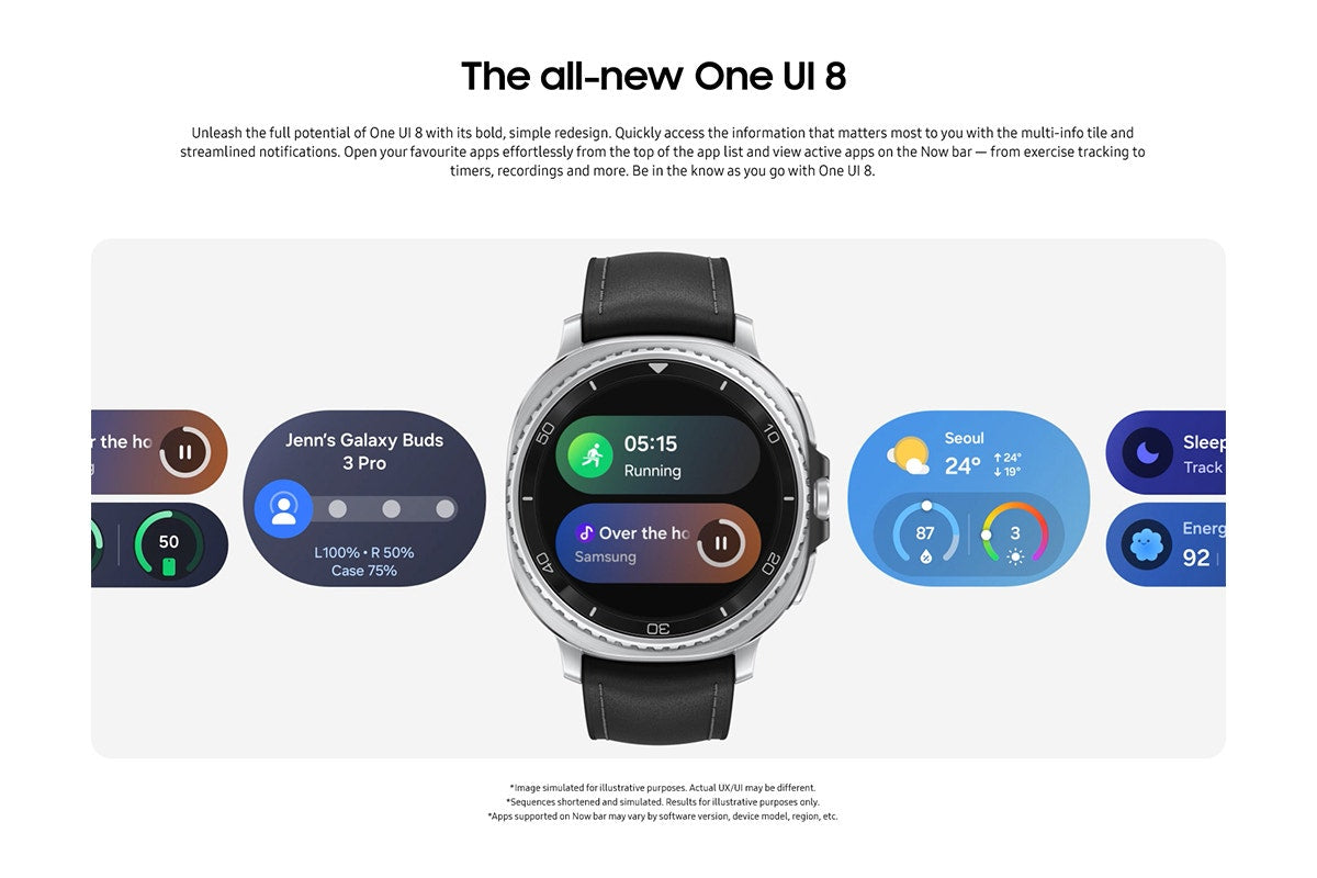 Samsung Galaxy Watch8 Classic (46mm, Bluetooth, White)