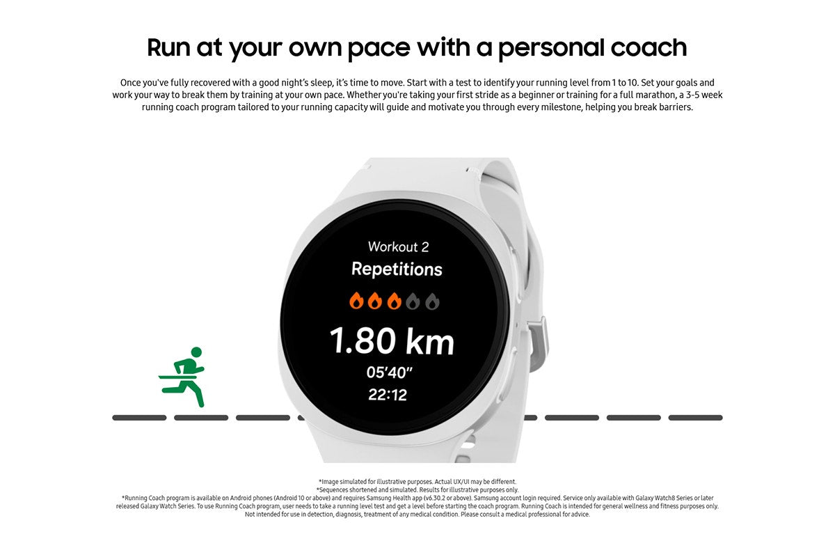 Samsung Galaxy Watch8 (40mm, Bluetooth, Graphite)