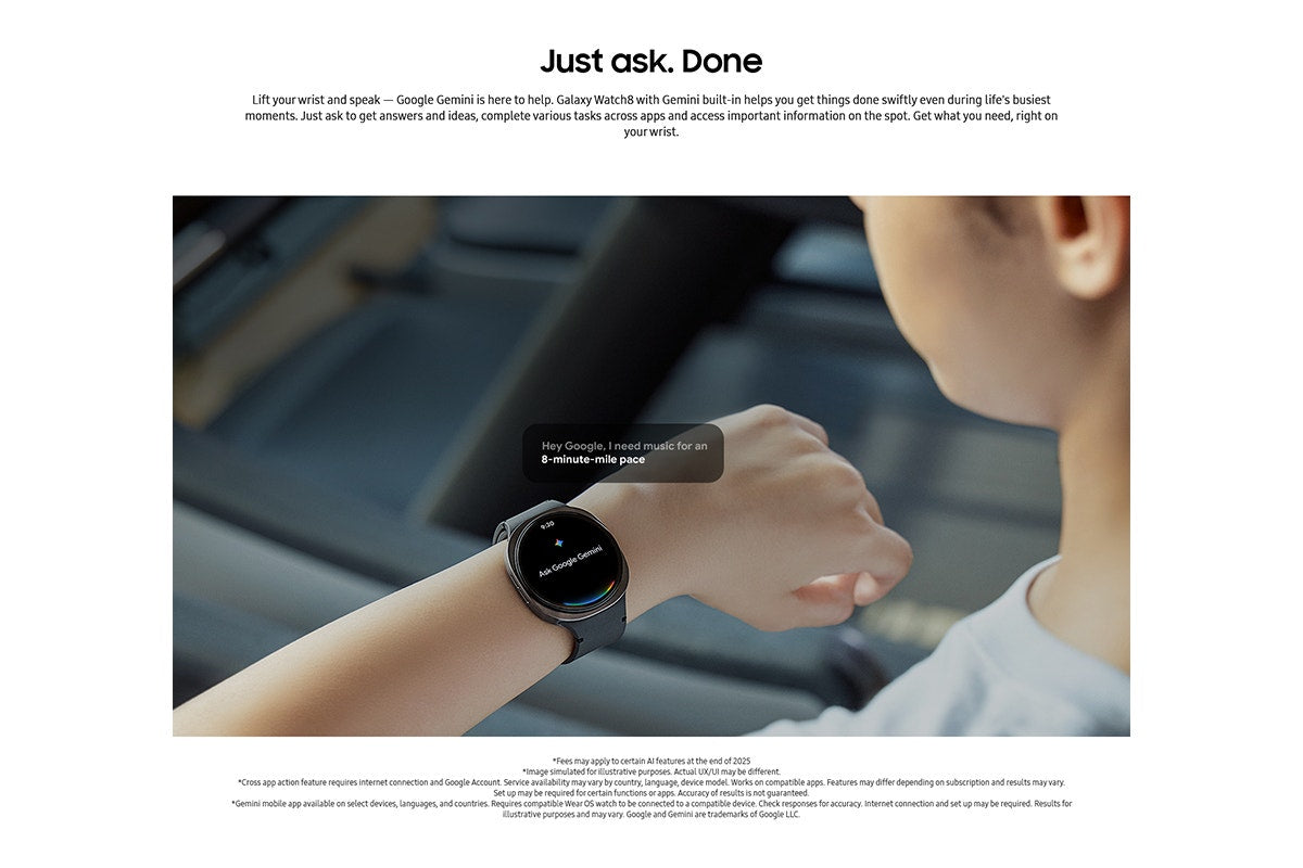 Samsung Galaxy Watch8 (40mm, Bluetooth, Graphite)
