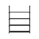 Artiss Shoe Rack Cabinet Stackable 4-tier 12 Pairs Black – view 5 - Auzzistore