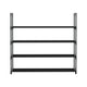 Artiss Shoe Rack 4-tier 16 Pairs Stackable Black – view 5 - Auzzistore