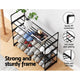 Artiss Shoe Rack 4-tier 16 Pairs Stackable Black – view 7 - Auzzistore