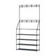 Artiss Shoe Rack Hall Tree 16 Pairs Black – view 3