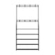 Artiss Shoe Rack Hall Tree 16 Pairs Black – view 5