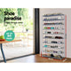 Artiss Shoe Rack Cabinet Stackable 10-Tier Grey – view 5 - Auzzistore