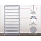 Artiss Shoe Rack Cabinet Stackable 10-Tier Grey – view 7 - Auzzistore