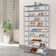 Artiss Shoe Rack Cabinet Stackable 10-Tier Grey - Auzzistore