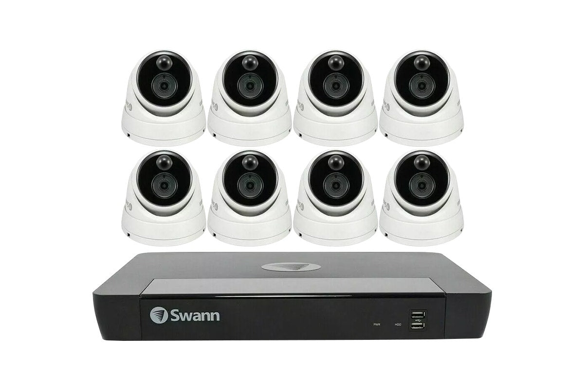Swann Master Series 16 Channel NVR with 8 x 4K Ultra HD Security Camera System