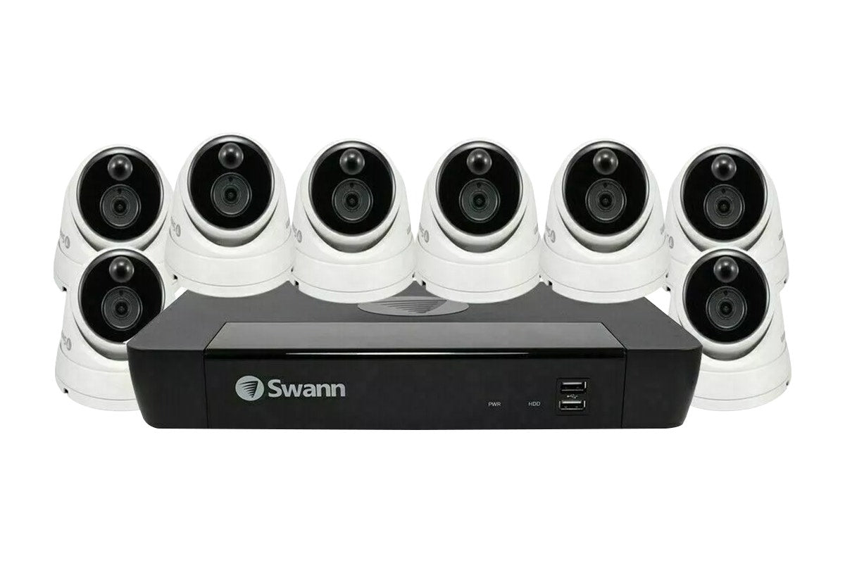 Swann Master Series 16 Channel NVR with 8 x 4K Ultra HD Security Camera System
