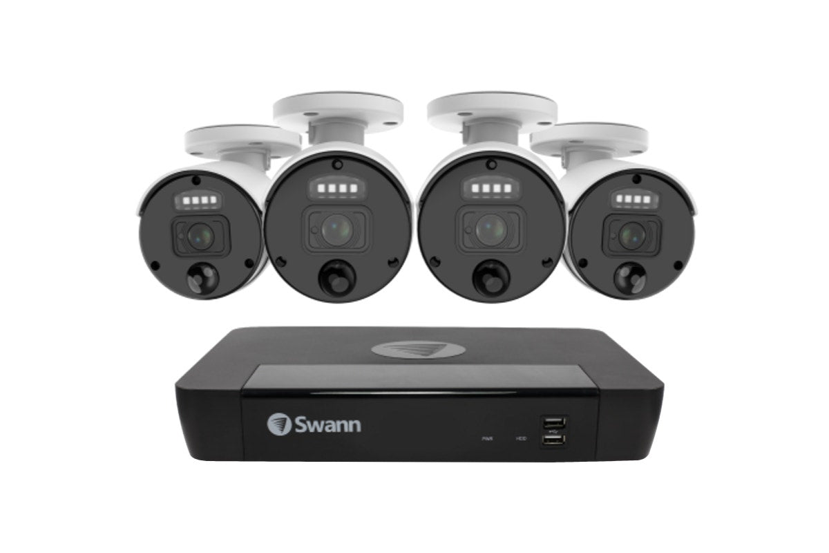 Swann 8 Channel 2TB NVR with 4 x 4K Security Camera System