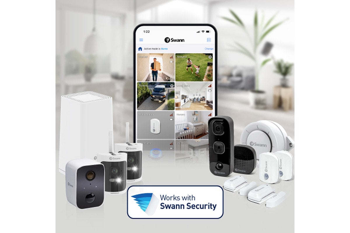 Swann Master Series 8 Channel NVR with 8 x 4K Spotlight Security Camera System