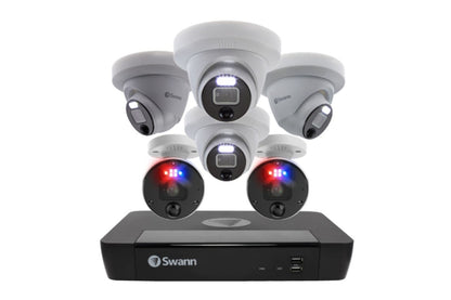 Swann 6 Camera 8 Channel 4K Ultra HD Pro Enforcer NVR Security System (SONVK-889804D2B)