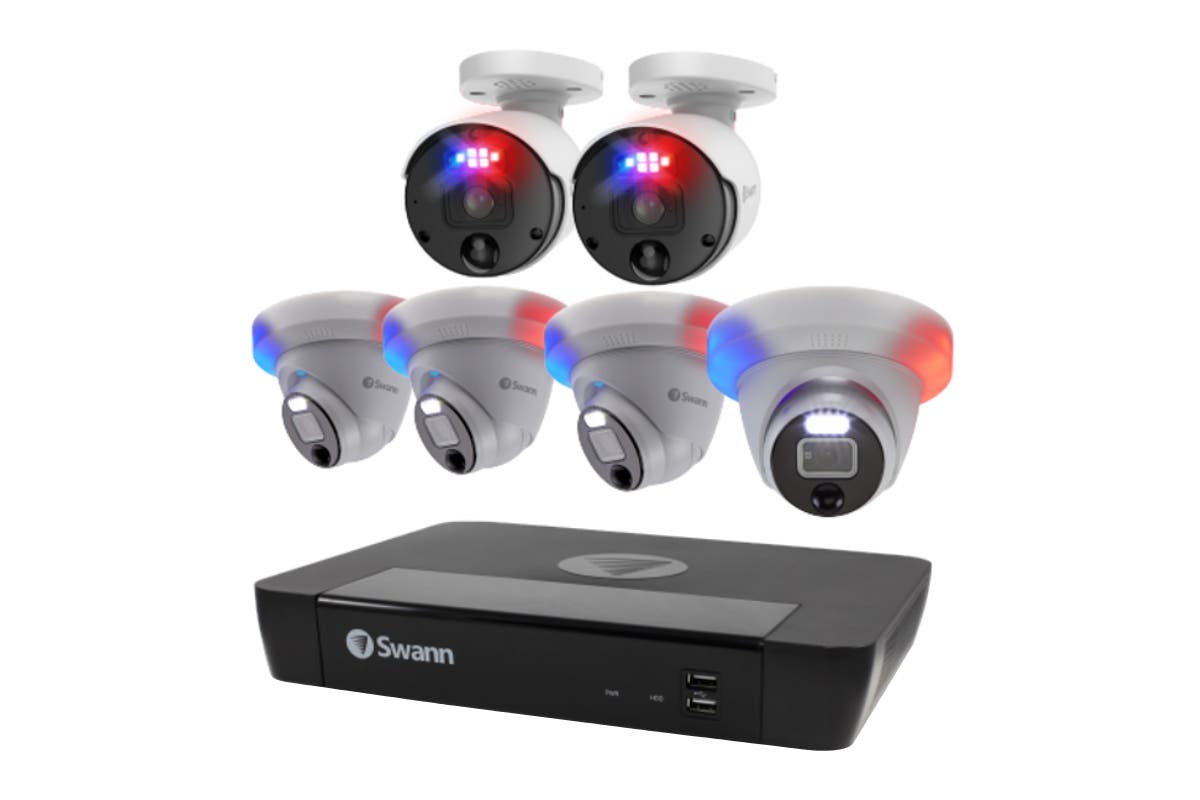 Swann 6 Camera 8 Channel 4K Ultra HD Pro Enforcer NVR Security System (SONVK-889804D2B)