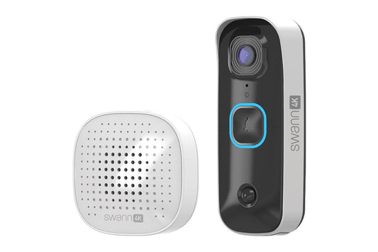 Swann Buddy4K Video Doorbell with SwannShield AI Voice Assistant - Auzzistore