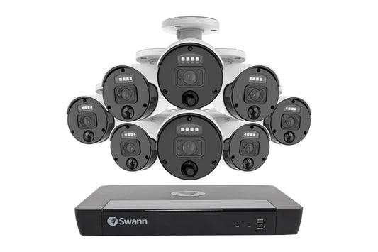 Swann Master Series 16 Channel NVR with 8 x 4K HD Security Camera System - Auzzistore