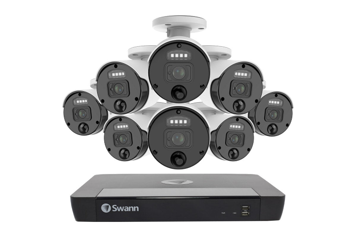 Swann Master Series 16 Channel NVR with 8 x 4K HD Security Camera System