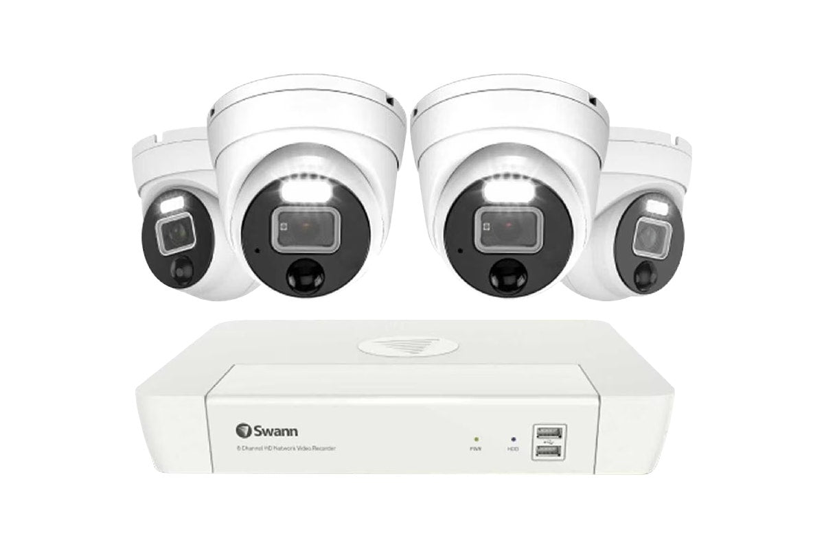 Swann Master Series 8 Channel NVR with 4 x 4K HD Security Camera System