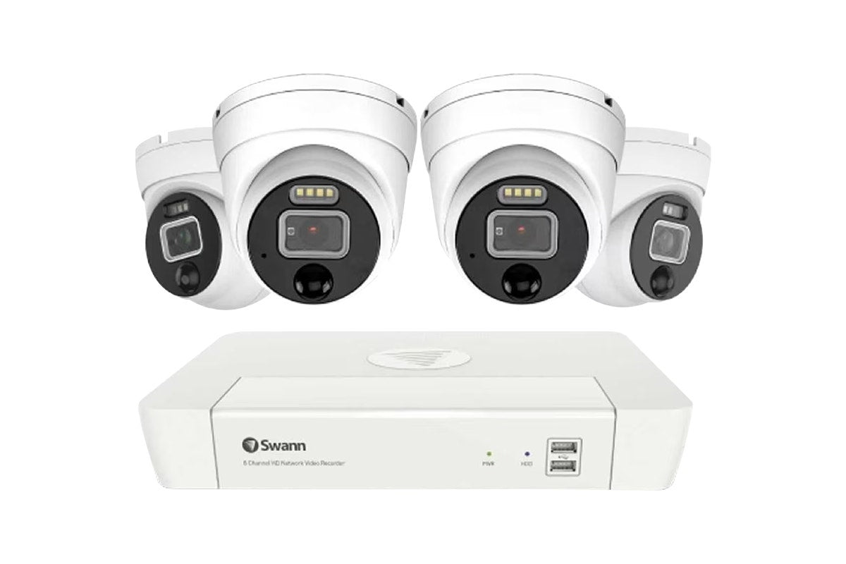 Swann Master Series 8 Channel NVR with 4 x 4K HD Security Camera System