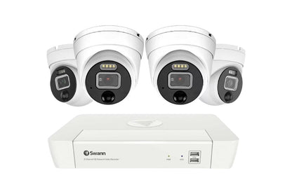 Swann Master Series 8 Channel NVR with 4 x 4K HD Security Camera System